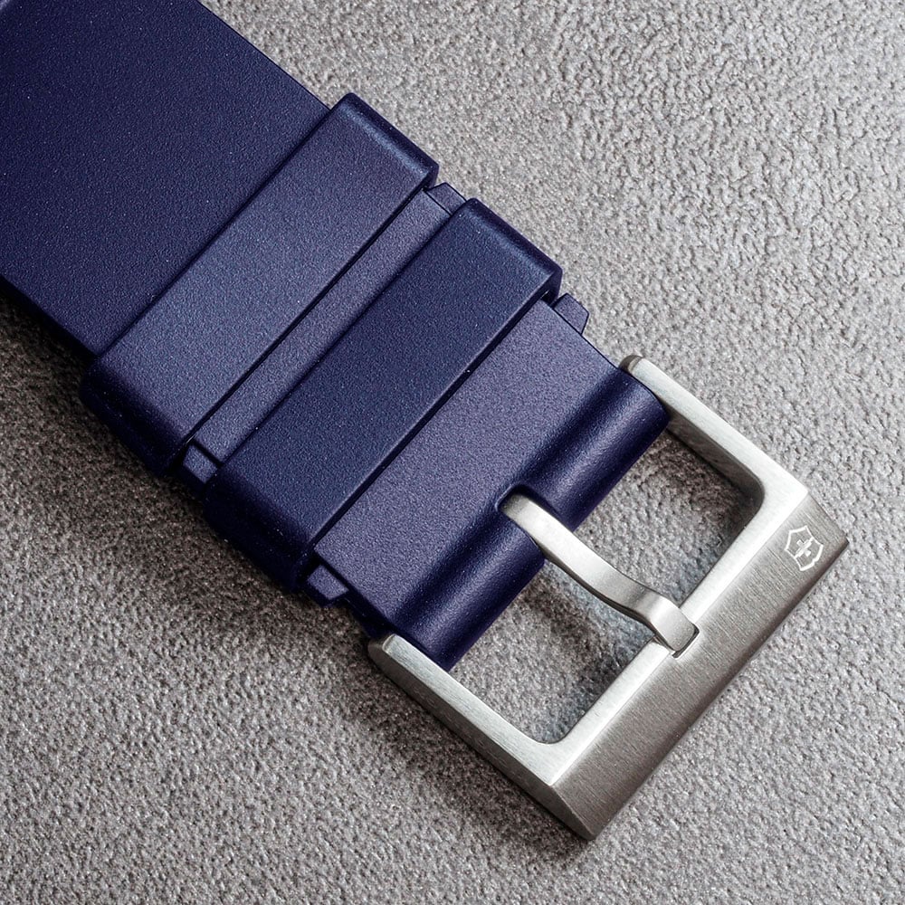 Blauenes Kautschukarmband für Victorinox-Uhr